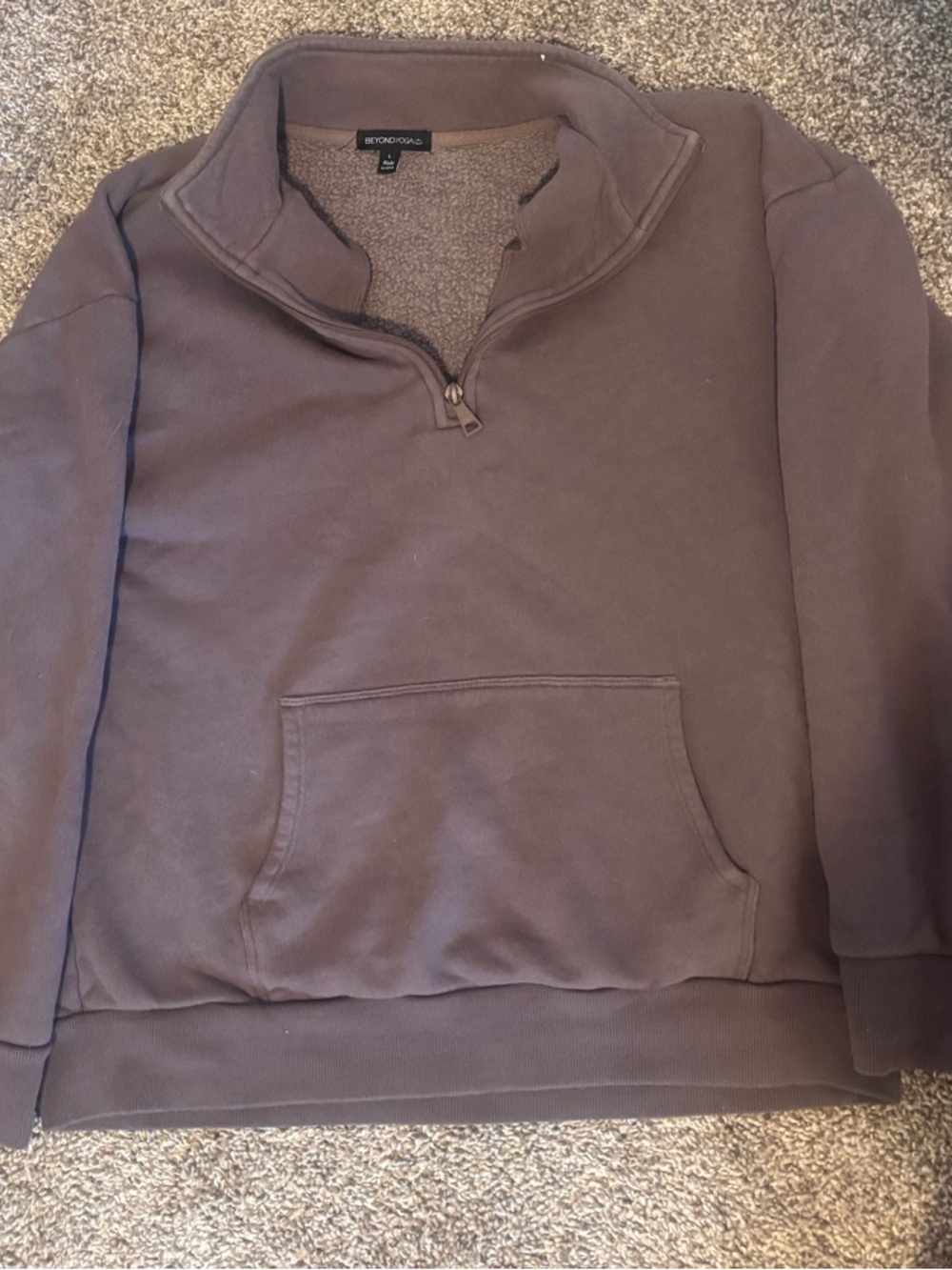 Beyond Yoga Half-Zip - muted purple